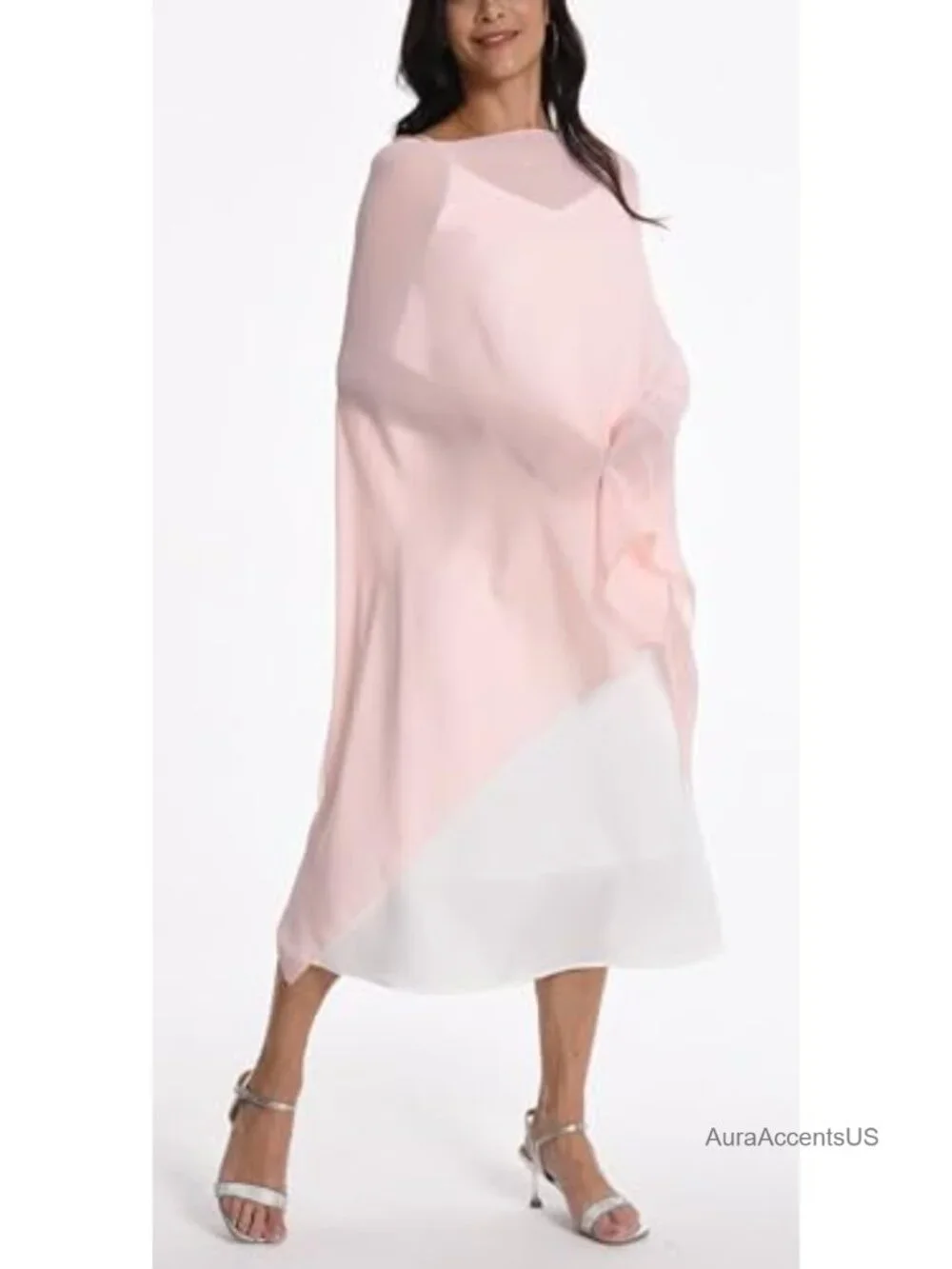 Chiffon Capelet Shawl Wraps for Bridesmaid Wedding Evening Party Cover Up